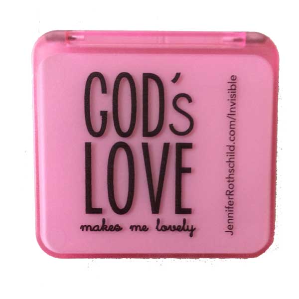 Pink Magnifying Mirror Compact