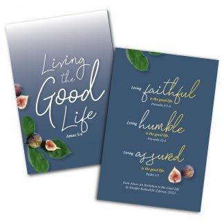 Living the Good Life Declaration Card